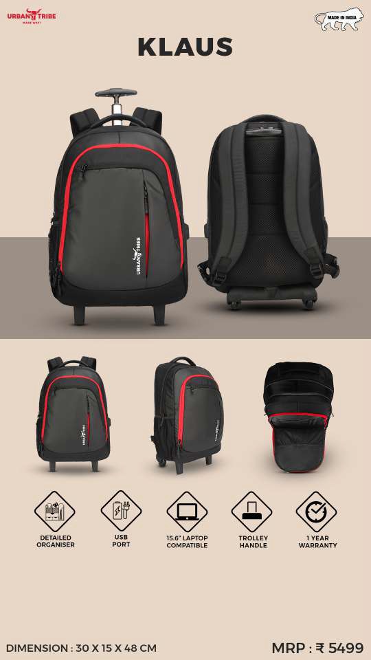 KLAUS – Laptop Trolley Backpack